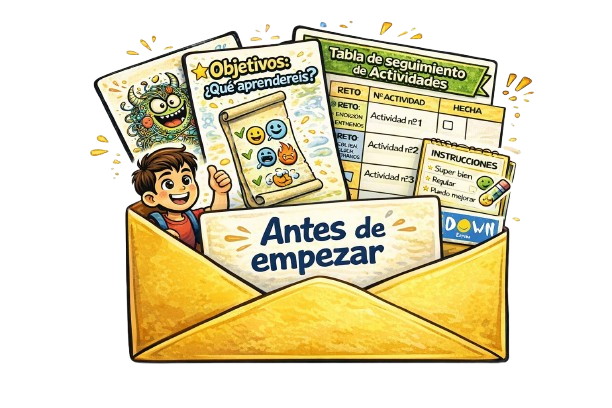 Imagen del sobre inicial "Antes de empezar"